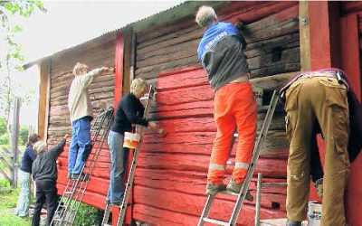 Dugnad_maling-trehus